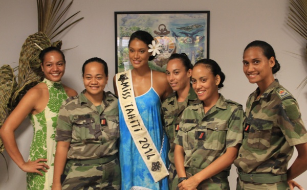 Miss Tahiti 2014, Hinarere Taputu, ambassadrice du RSMA