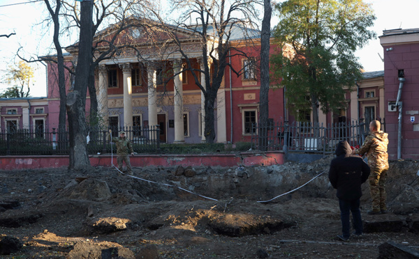 Des frappes russes touchent un musée historique à Odessa et font huit blessés, selon Kiev