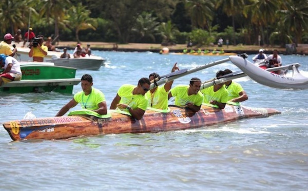 V 6 - Marathon Polynésie 1ère : EDT Va’a remporte la 2e course de la saison, devant Shell et OPT