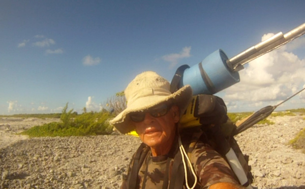 Tour de Rangiroa à pied : Francis Gazeau a dû abandonner