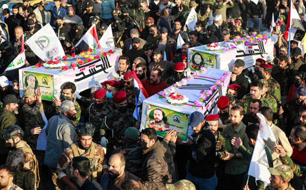 Huit combattants pro-Iran tués par des frappes américaines, Bagdad dénonce une "escalade"