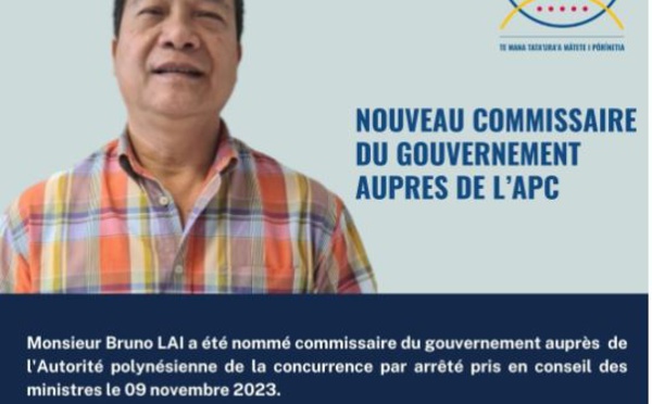 ​Le Pays nomme son représentant à l’APC