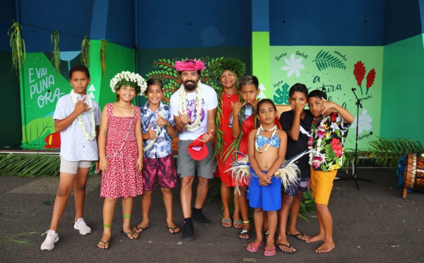 L'école Teroma sublimée par l'art de rue