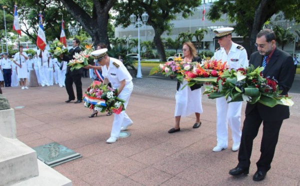 Cérémonie organisée à l'occasion de la Journée nationale du souvenir de la Déportation