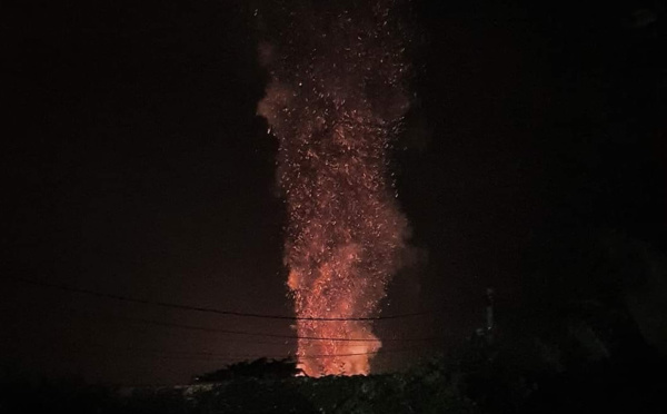 Un incendie probablement criminel en cours à l’ex Méridien de Punaauia
