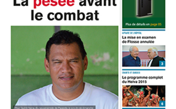 TAHITI INFOS N° 405 du 29 avril 2015