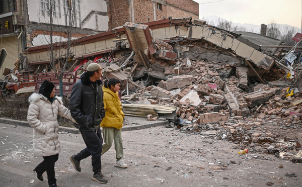 Chine: un séisme fait au moins 127 morts dans le Nord-Ouest