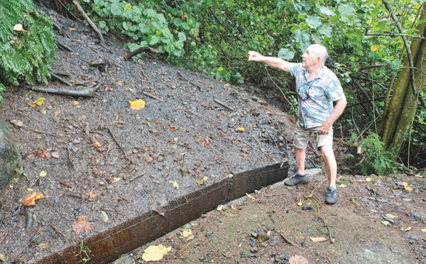 ​Des eaux usées se déversent à Punavai nui