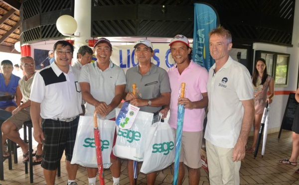 Golf « Coeur de Lions » : Marama Vahirua, Christian Lausan et Gilles Loussan vainqueurs en net
