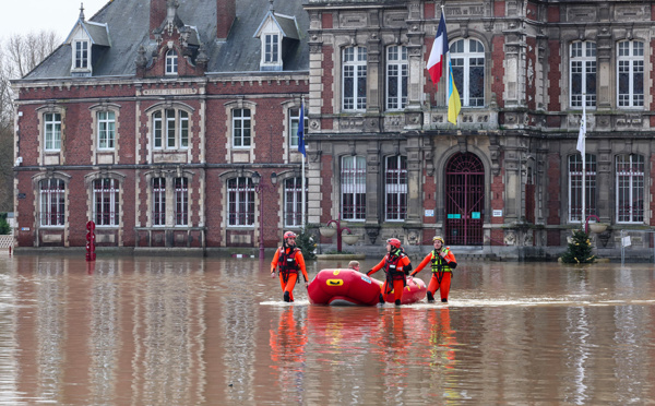Levée de la vigilance rouge dans le Pas-de-Calais où la décrue se poursuit