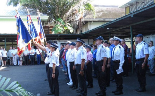 Cérémonie à la mémoire des policiers morts pour la France et des policiers décédés en service (diaporama)