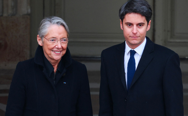 Le jeune et ambitieux Gabriel Attal entre à Matignon au nom de "l'audace et du mouvement"