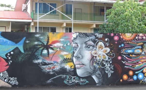 Les murs colorés de l'école Saint-Paul-Sainte-Thérèse (photos)