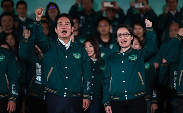 Taïwan appelle Pékin à "faire face à la réalité" après la présidentielle