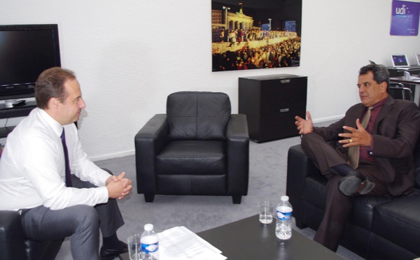 Edouard Fritch rencontre Jean-Christophe Lagarde, président de l’UDI