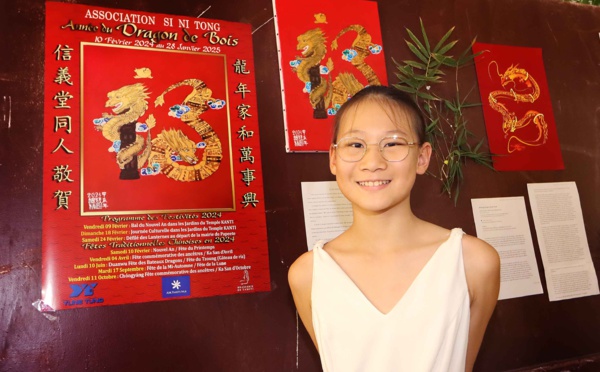 ​Léa signe l’affiche du Nouvel An chinois
