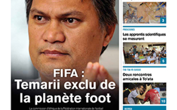 TAHITI INFOS N°414 du 15 mai 2015