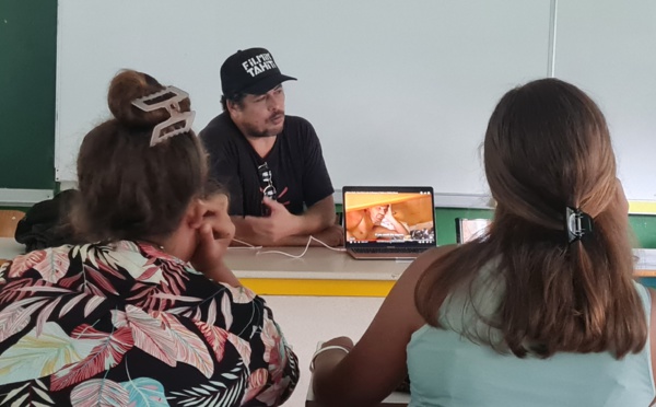 Partage d’expérience au forum des métiers du collège de Paopao