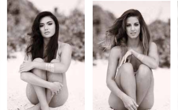 Miss Tahiti 2015 : Les photos des candidates à la plage