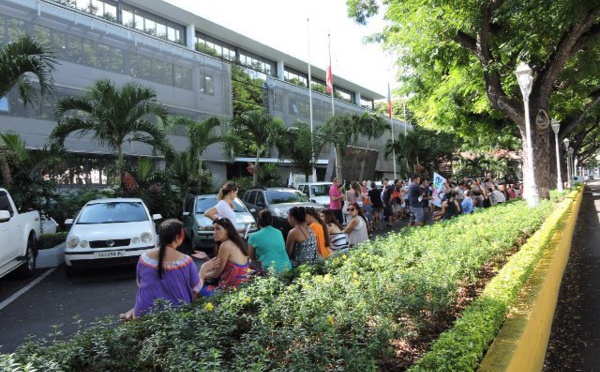 Les profs en grève contre la réforme des collèges