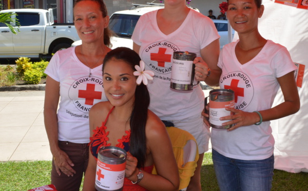 Hinarere Taputu marraine de charme pour la Croix Rouge
