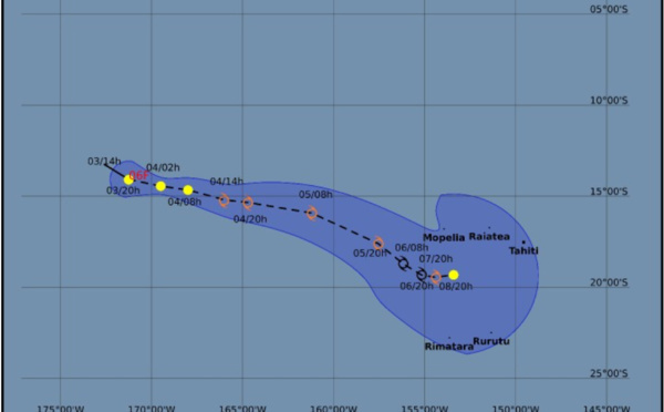 Une dépression tropicale forte en formation