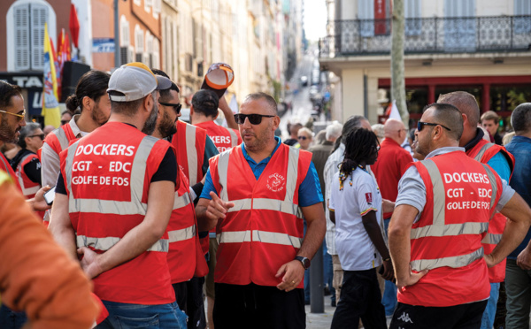 Grève dans les principaux ports de France contre la réforme des retraites
