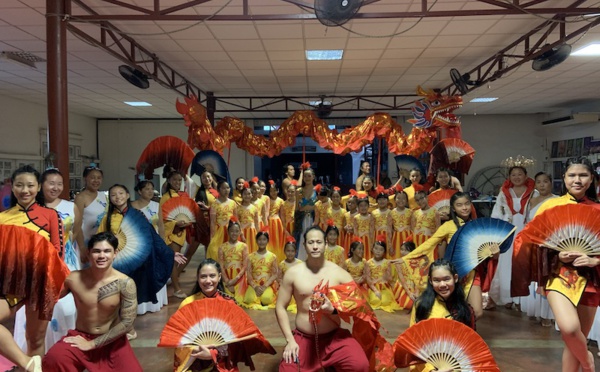 Première répétition général pour l'école Li Yune 