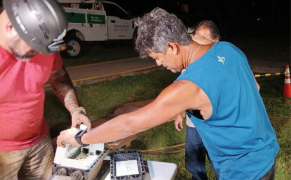 Le câble Honotua réparé