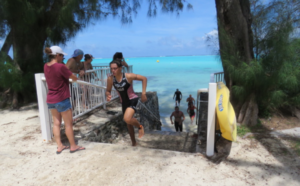 Les jeunes triathlètes s’imposent à Moorea