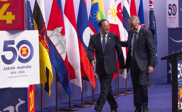L'Asean et l'Australie dénoncent les actes "qui menacent la paix" en mer de Chine méridionale