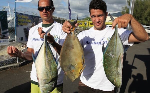 Pêche sous marine – Championnat de Polynésie : C’est dans les vagues que Vaihoarii Taeatua a ‘fait mouche’.
