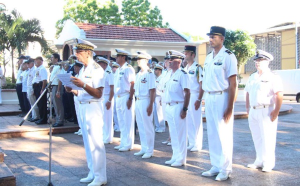 Cérémonie en hommage aux "Morts pour la France" en Indochine
