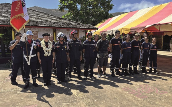 Les pompiers de Ua Pou félicités
