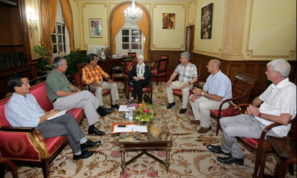 Le Président reçoit le sous gouverneur de la Banque de France