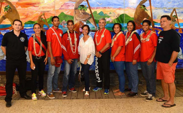Six collégiens polynésiens au championnat du monde scolaire de beach volley