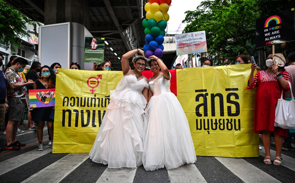 Thaïlande: nouvelle avancée importante vers la légalisation du mariage homosexuel