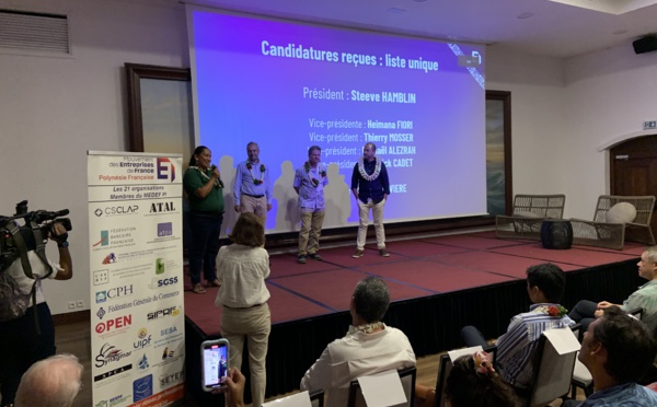 Nouveau bureau, même mission pour Steeve Hamblin qui prend les rênes du Medef