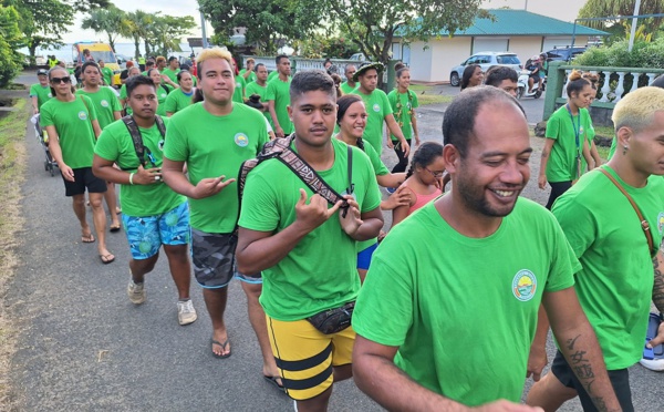 Plus de 300 jeunes à l’ouverture de la Coupe du maire de Taiarapu-Ouest