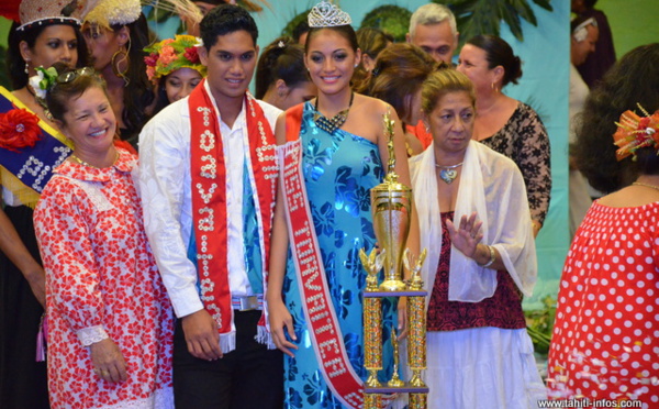 Urariimarotini Hamblin et Marurai Tavae élus Miss et Mister Toavaitea 
