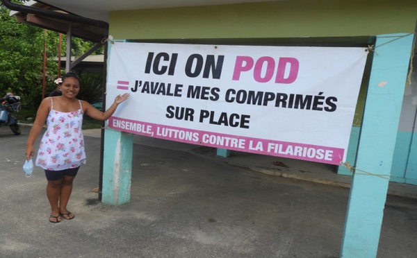 Lutte contre la filariose à Mangareva