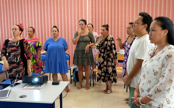 Des ateliers pour étendre le champs lexical marquisien des enseignants