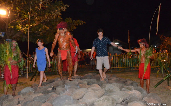 On a marché sur le feu !