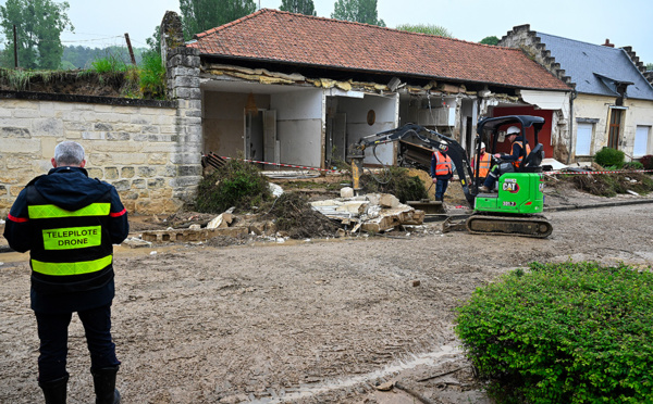 Orages : une femme tuée par une coulée de boue dans l'Aisne