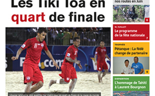 TAHITI INFOS N°450 du 13 juillet 2015