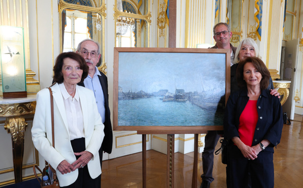 Restitution de deux tableaux de Renoir et Sisley spoliés sous l'Occupation