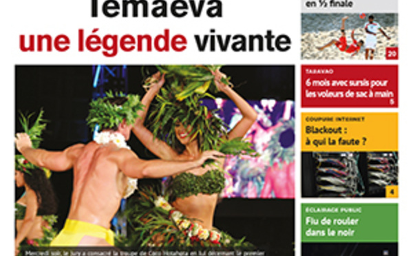 TAHITI INFOS N°453 du 17 juillet 2015