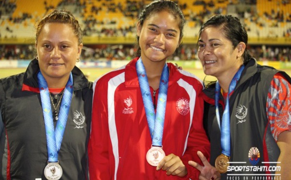 PNG 2015 « Athlétisme » : Elodie Menou, Gwoelani Patu et Loïc Mevel en bronze