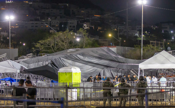 Mexique: neuf morts et 50 blessés dans l'effondrement d'un chapiteau pendant un meeting électoral