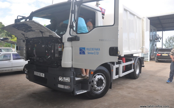 Faa'a : Trois nouveaux camions à griffe pour la commune